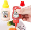 2 Pcs Mini Sauce Containers Portable Condiment & Dip Storage Cups