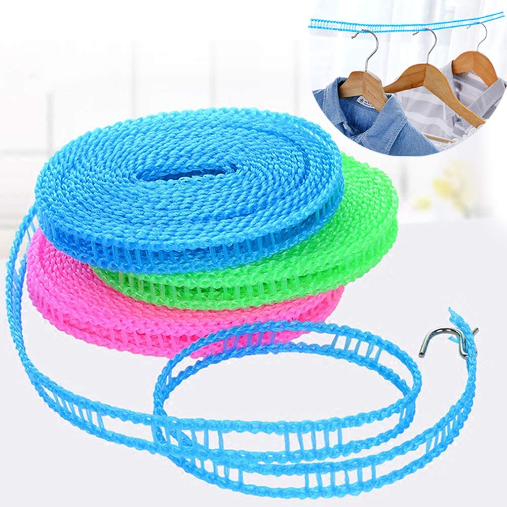 5 Meter Portable Clothesline Rope Adjustable Windproof Laundry Drying Rope
