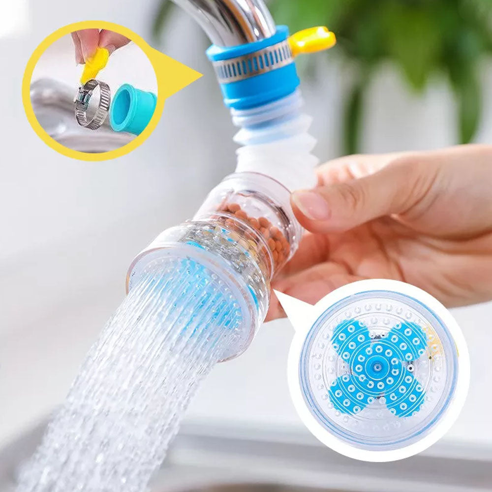 Smart Faucet Extender with 360° Rotation Easy Sink Cleaning & Water Control