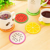 Fruit Shape Silicone Cup Coaster Heat Resistant Anti-Slip Cup Pad