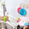 3 Pcs Silicone Cleaning Brushes Multi-Purpose Kitchen & Household Scrubber Set