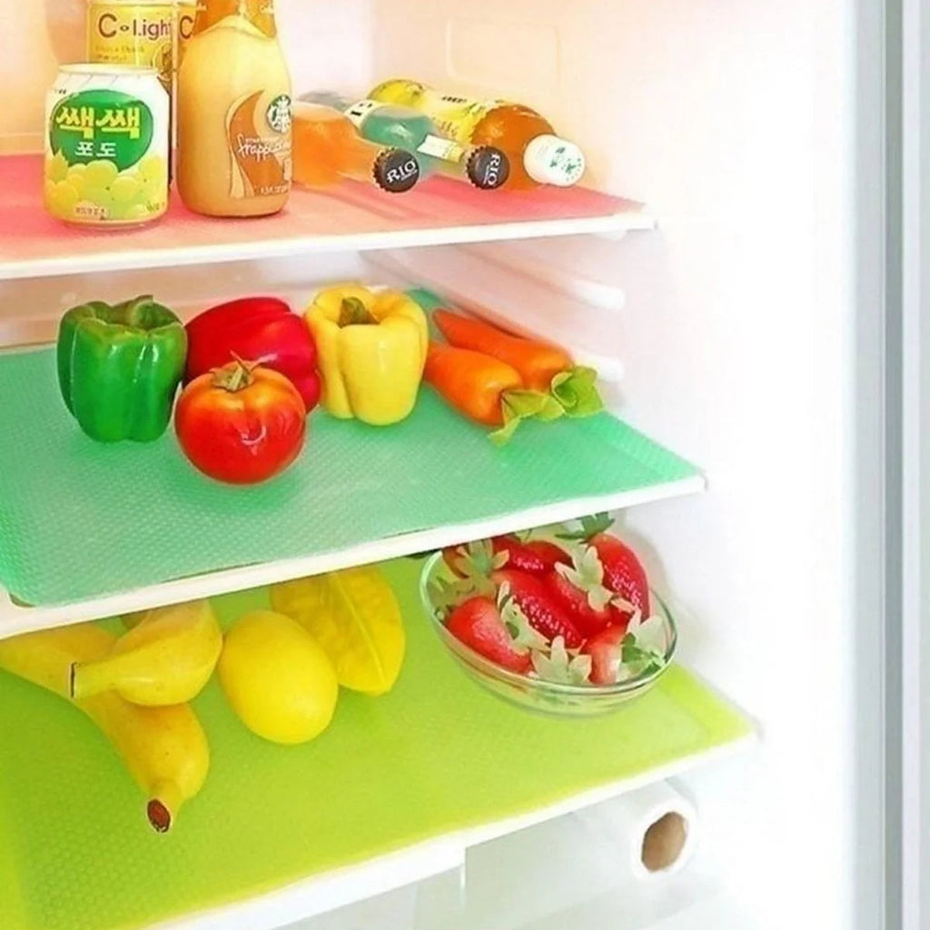 4 Pcs Waterproof Anti-Slip Shelf & Drawer Mats