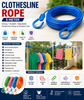 5 Meter Portable Clothesline Rope Adjustable Windproof Laundry Drying Rope