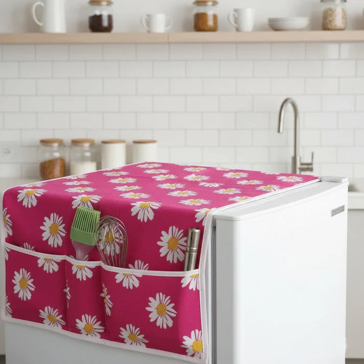 Kitchen Storage Fridge Cover Stylish Anti-Dust Organizer