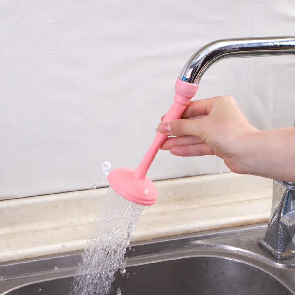 Silicone Kitchen Faucet Sprayer – 360° Rotating Water-Saving Tap Nozzle