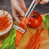 Stainless Steel Julienne Vegetable Peeler Professional Kitchen Slicer