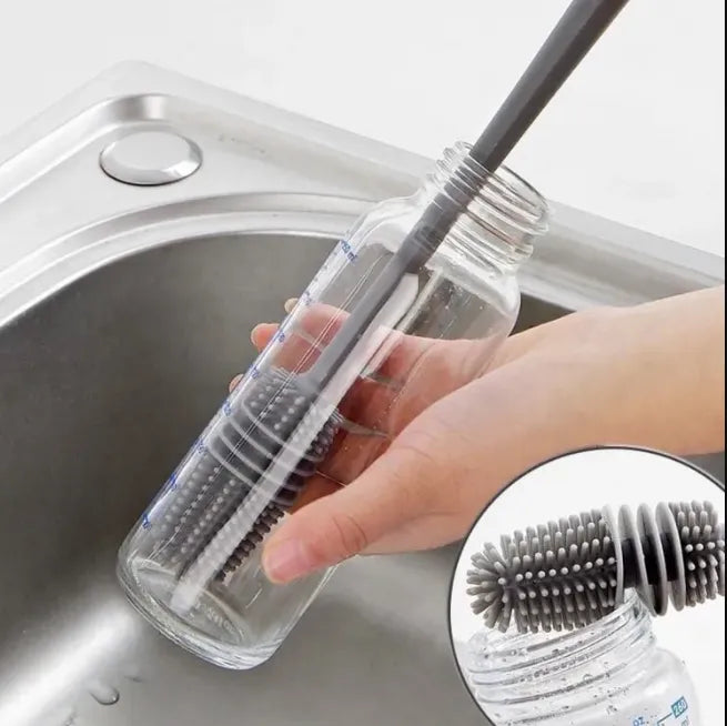 Silicone Long Bottle & Cup Cleaning Brush