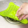 3 Pcs Silicone Star-Shaped Sink Filter Drain Hair Catcher & Strainer Set