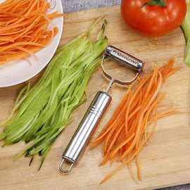 Stainless Steel Julienne Vegetable Peeler Professional Kitchen Slicer